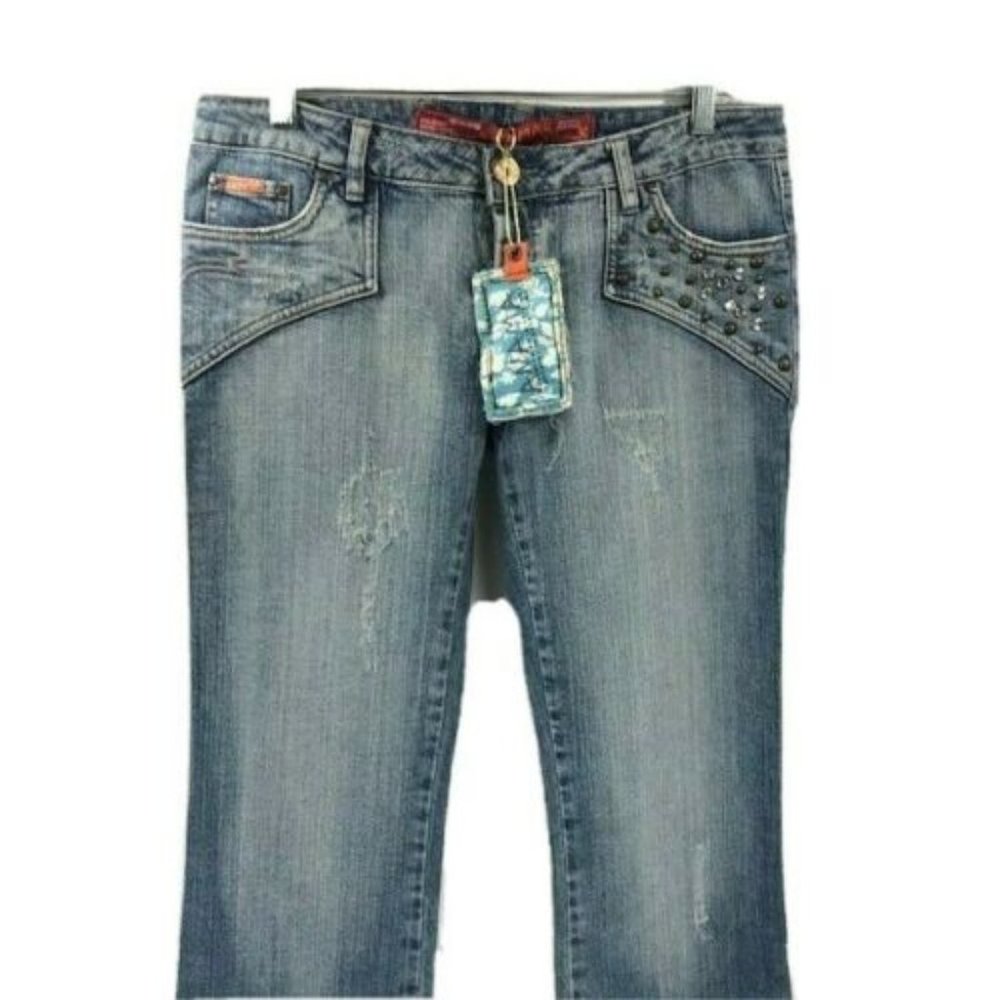 ANAMA Junior's Blue Jeans Size Waist 30"
